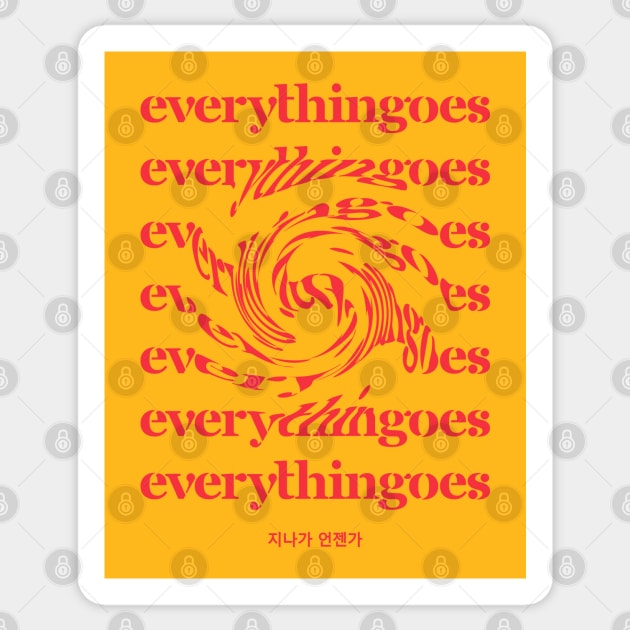 everythingoes Sticker by goldiecloset